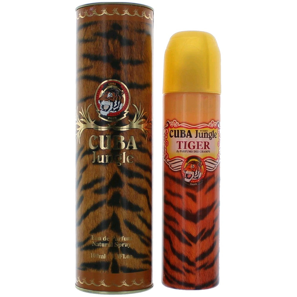Cuba Jungle Tiger Eau de Parfum 3.3 oz Women's Fragrance Spray
