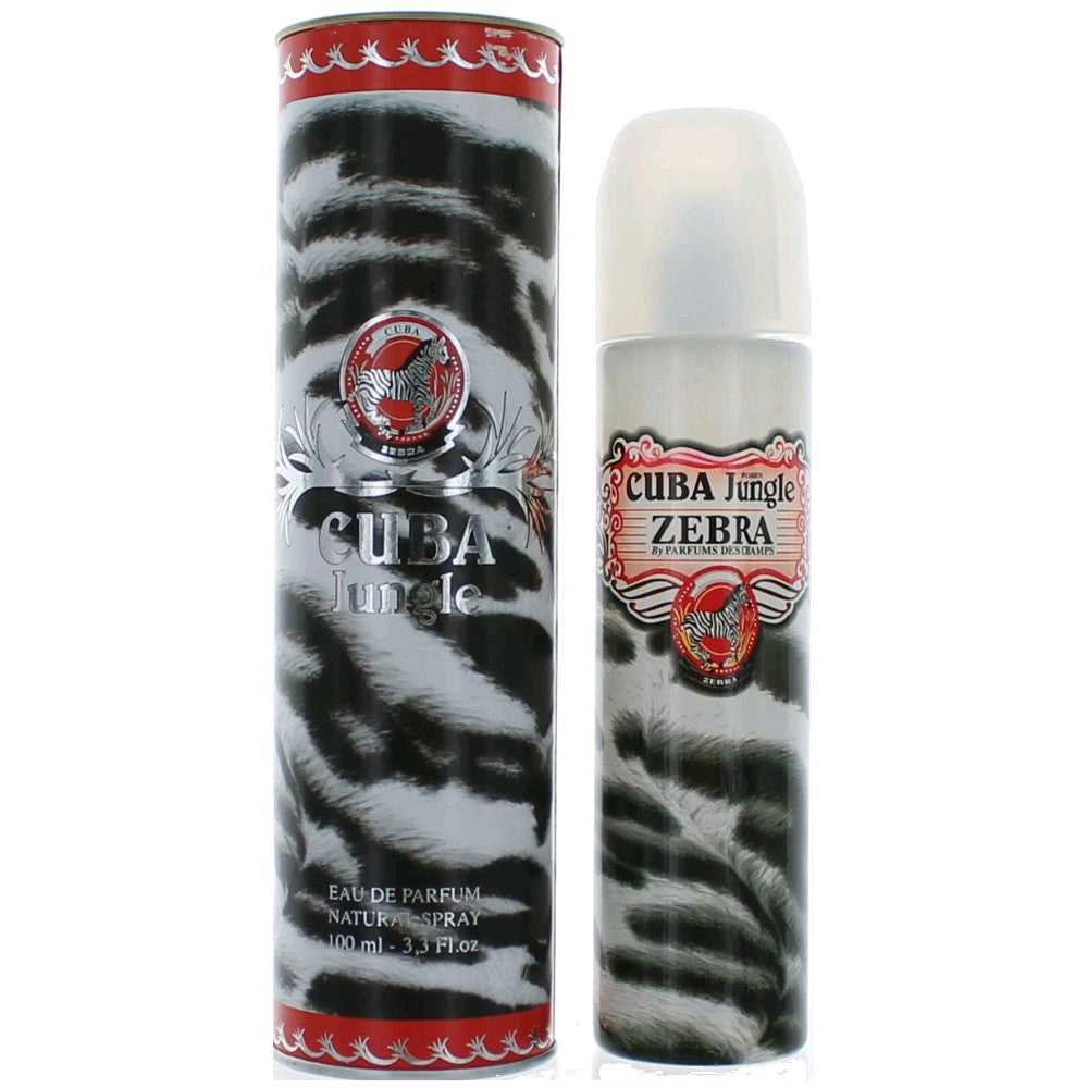Cuba Jungle Zebra Eau de Parfum 3.3 oz Women's Fragrance Spray