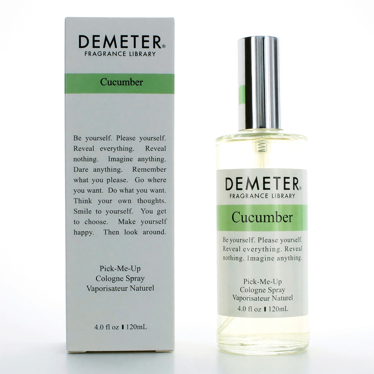 Demeter Cucumber Cologne 4 oz Women's Fragrance Spray