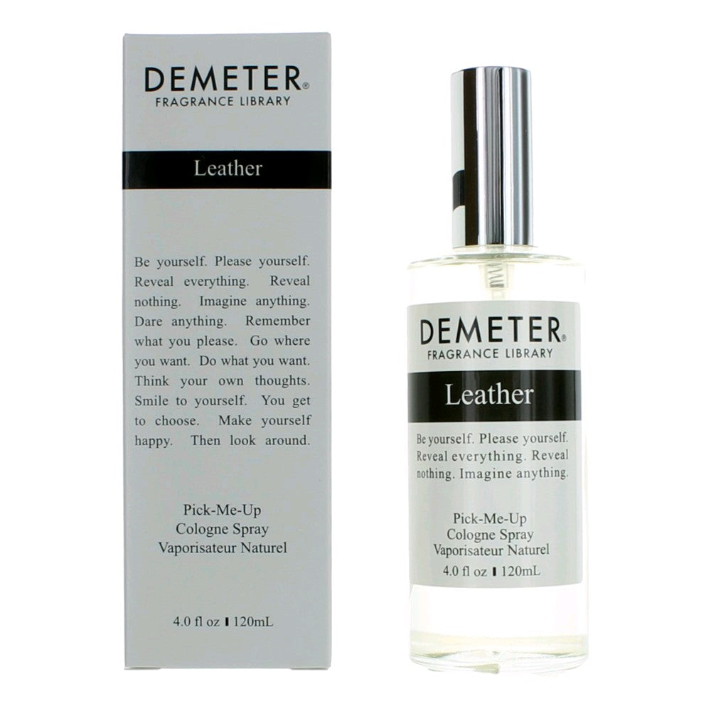 Demeter Leather Cologne 4 oz Men's Cologne Fragrance Spray