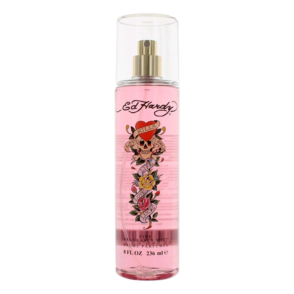Christian Audigier Ed Hardy Fragrance Mist 8 oz Women's