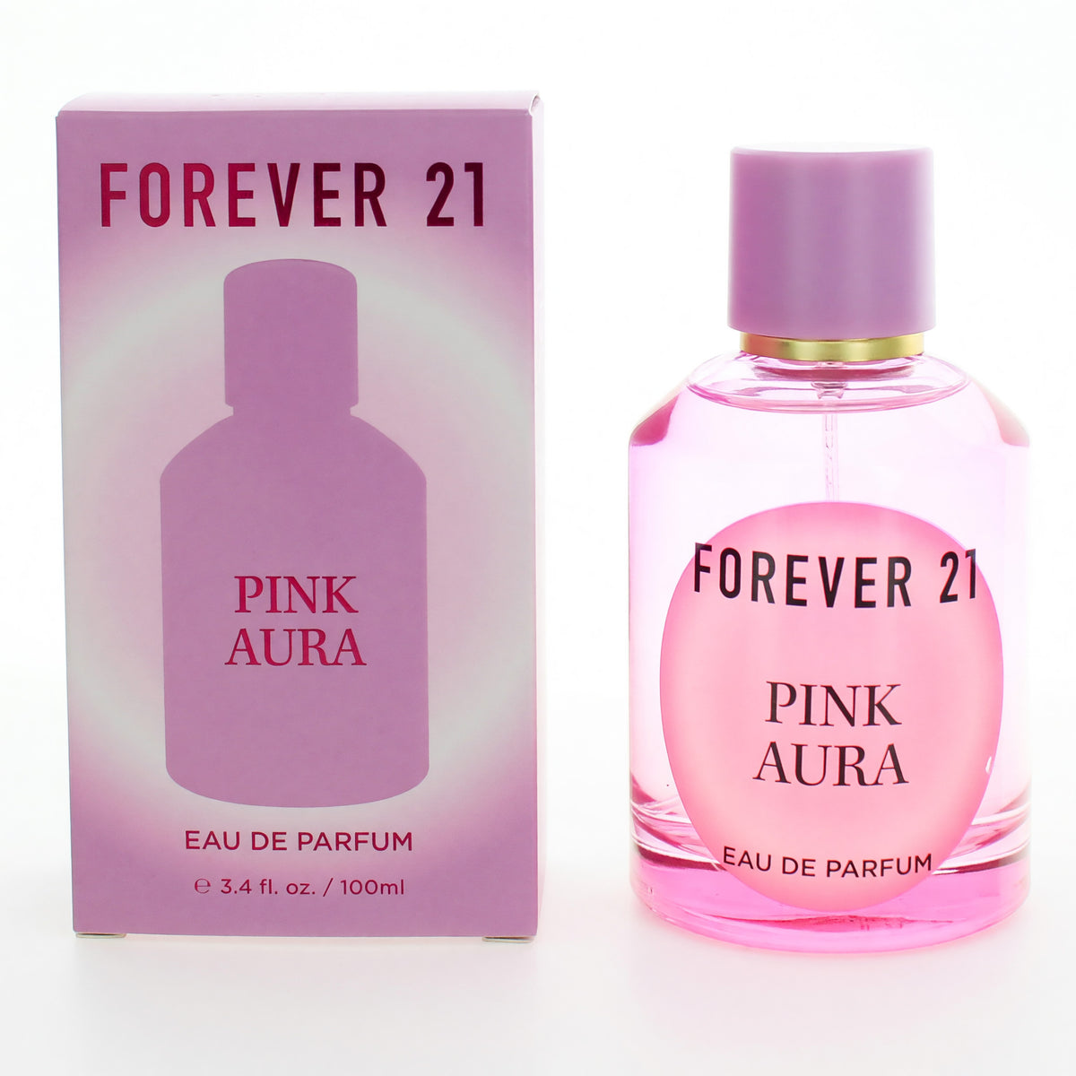 Forever 21 Pink Aura Eau de Parfum 3.4 oz Women's Fragrance Spray