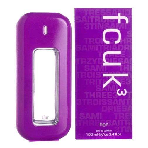 French Connection FCUK 3 Eau de Toilette 3.4 oz Women's Fragrance Spray