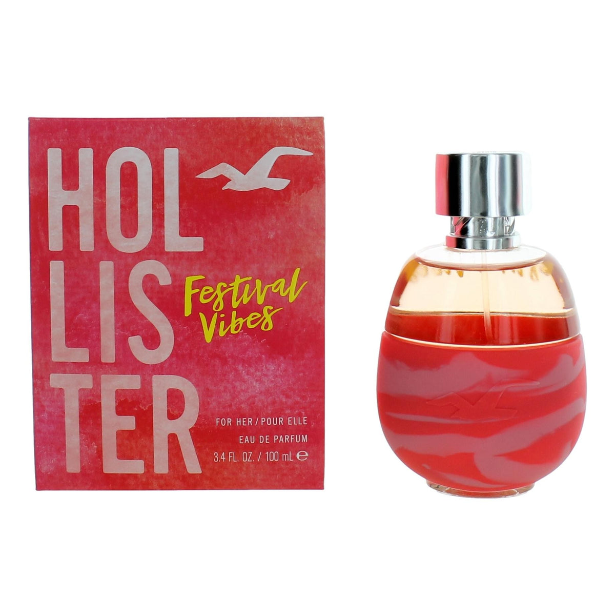 Hollister Festival Vibes Eau de Parfum 3.4 oz Women's Fragrance Spray