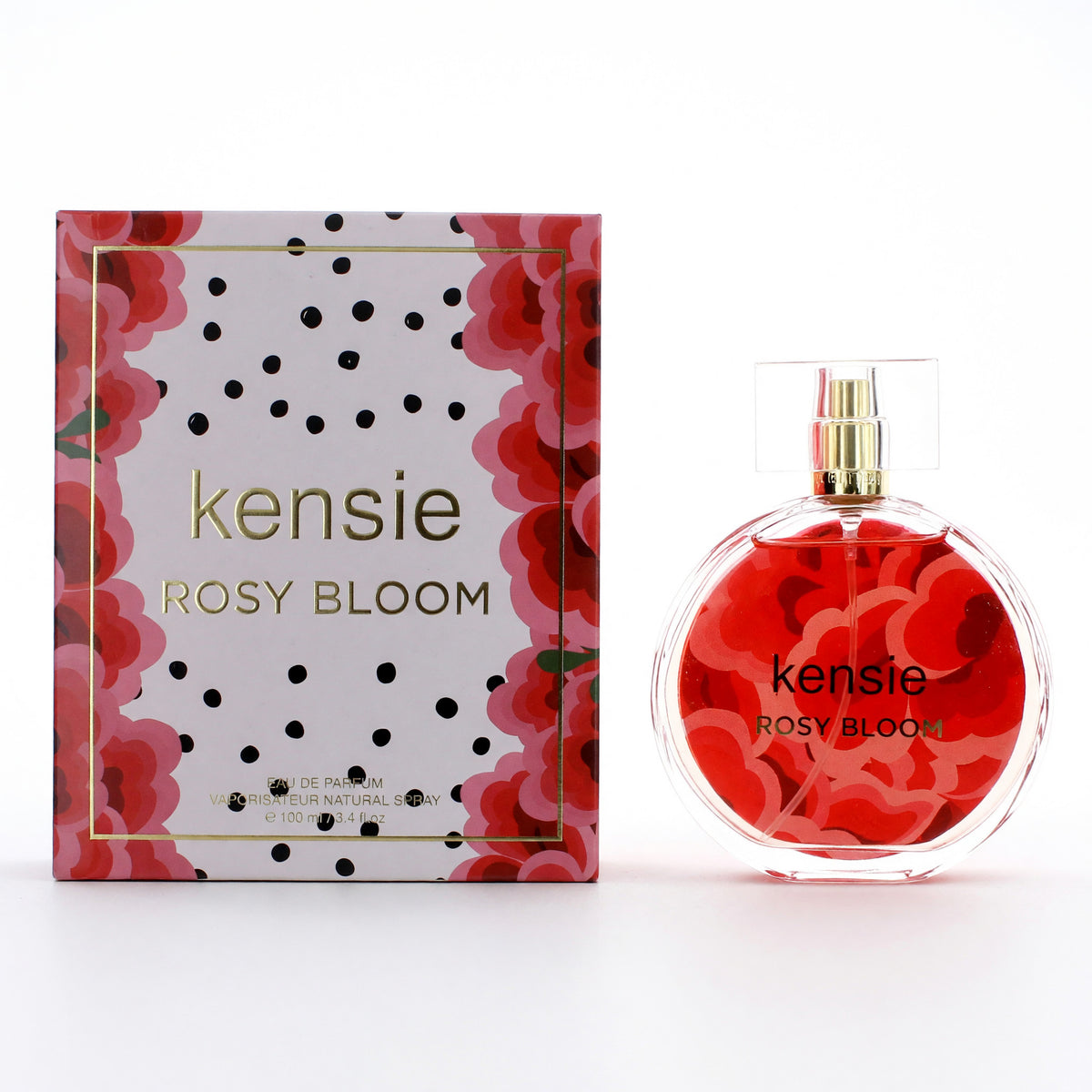 Kensie Rosy Bloom Eau de Parfum 3.4 oz Women's Fragrance Spray