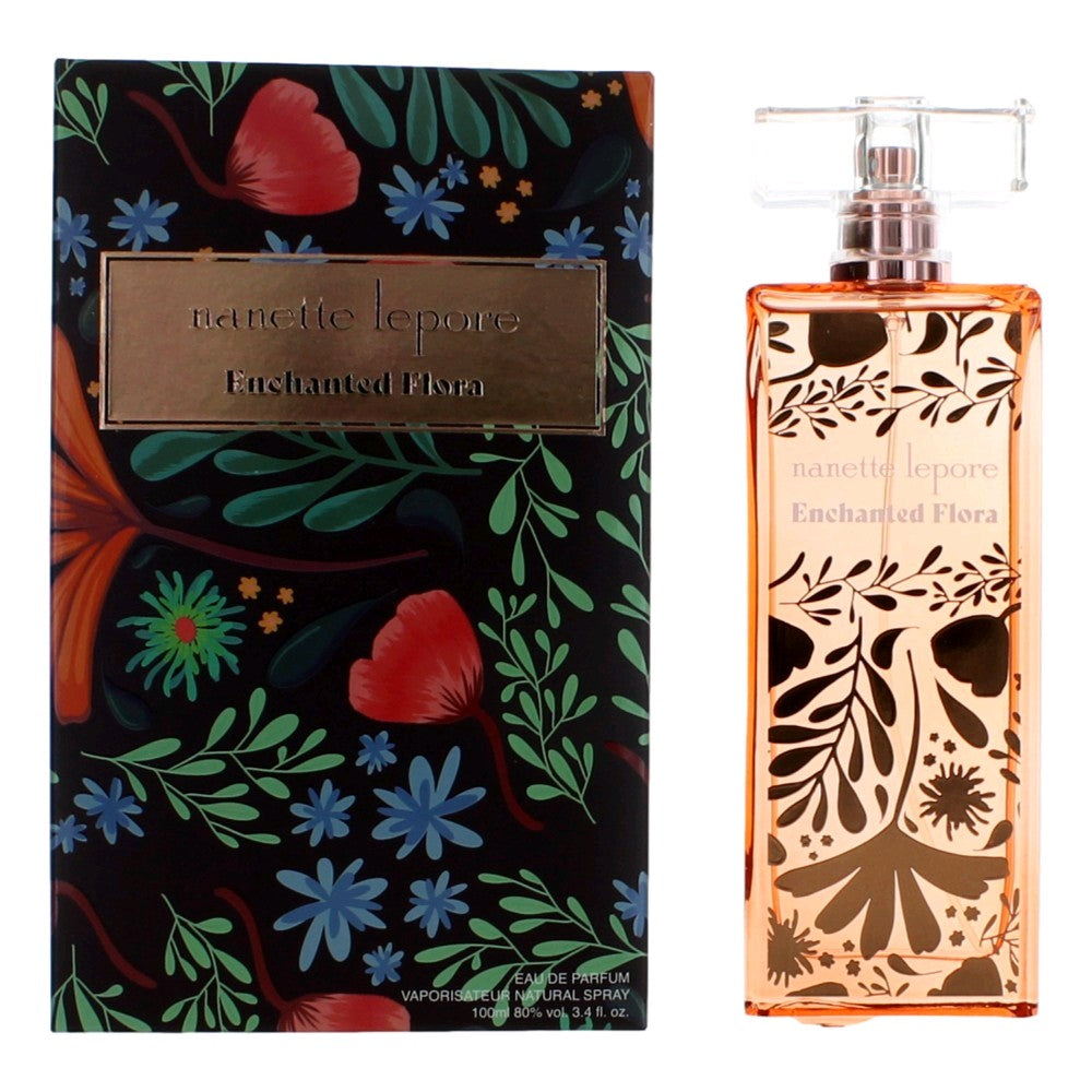 Nanette Lepore Enchanted Flora Eau de Parfum 3.4 oz Women's Fragrance Spray