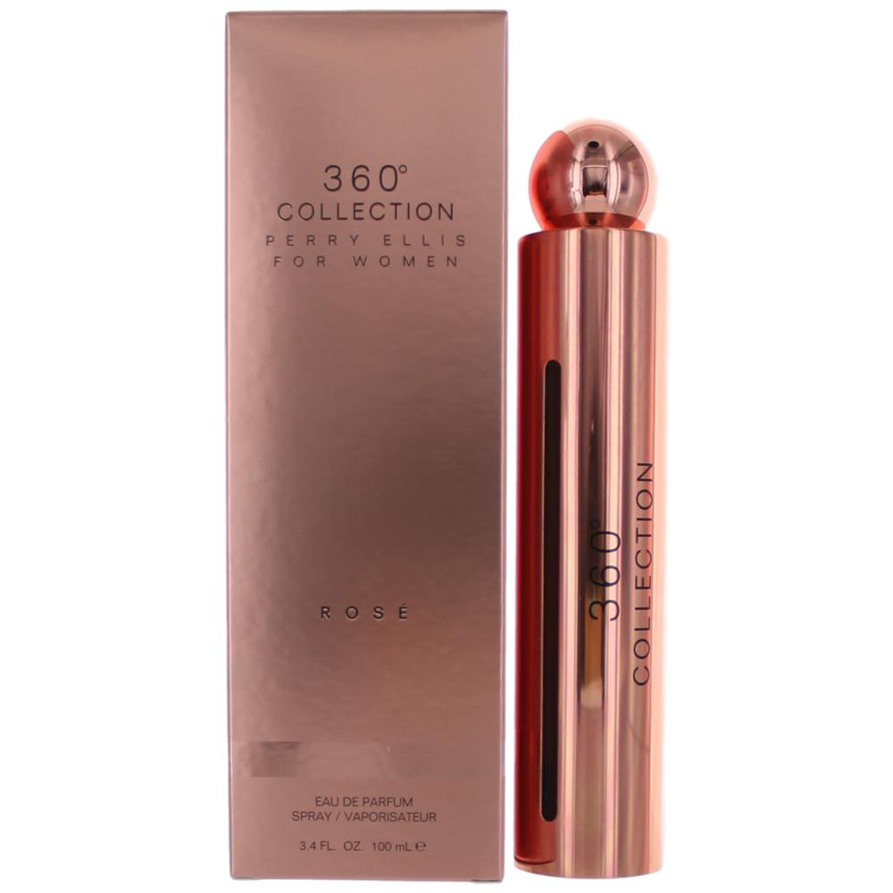 Perry Ellis 360 Collection Rose Eau de Parfum 3.4 oz Women's Fragrance Spray
