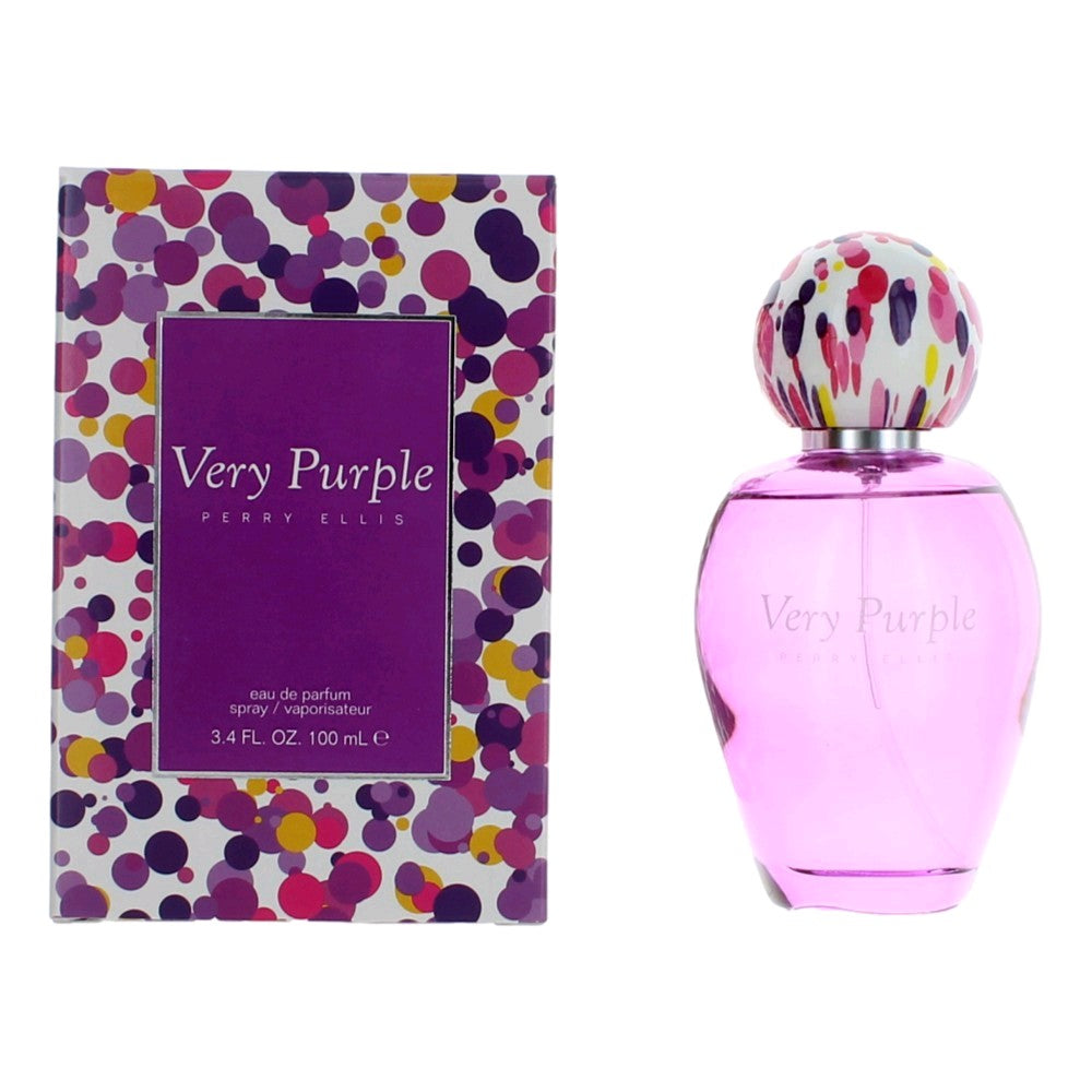 Perry Ellis Very Purple Eau de Parfum 3.4 oz Women's Fragrance Spray