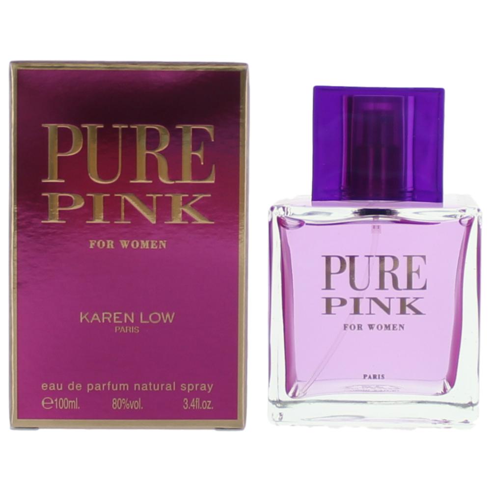 Karen Low Pure Pink Eau de Parfum 3.4 oz Women's Fragrance Spray