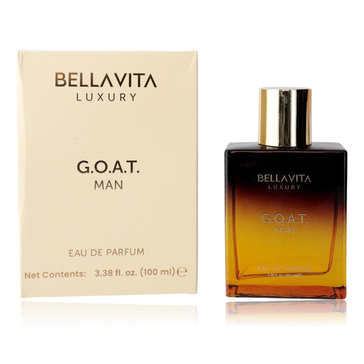 Bellavita G.O.A.T. Man Eau de Parfum 3.3 oz Men's Cologne Fragrance Spray