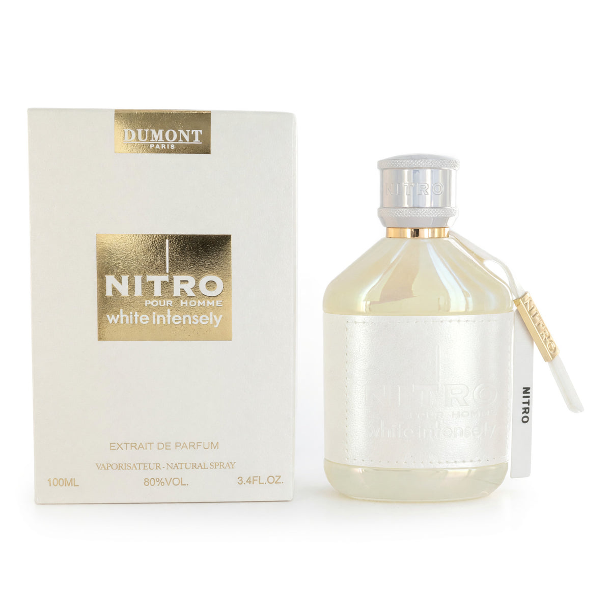 Dumont Nitro White Intensely Extrait de Parfum 3.4 oz Men's Cologne