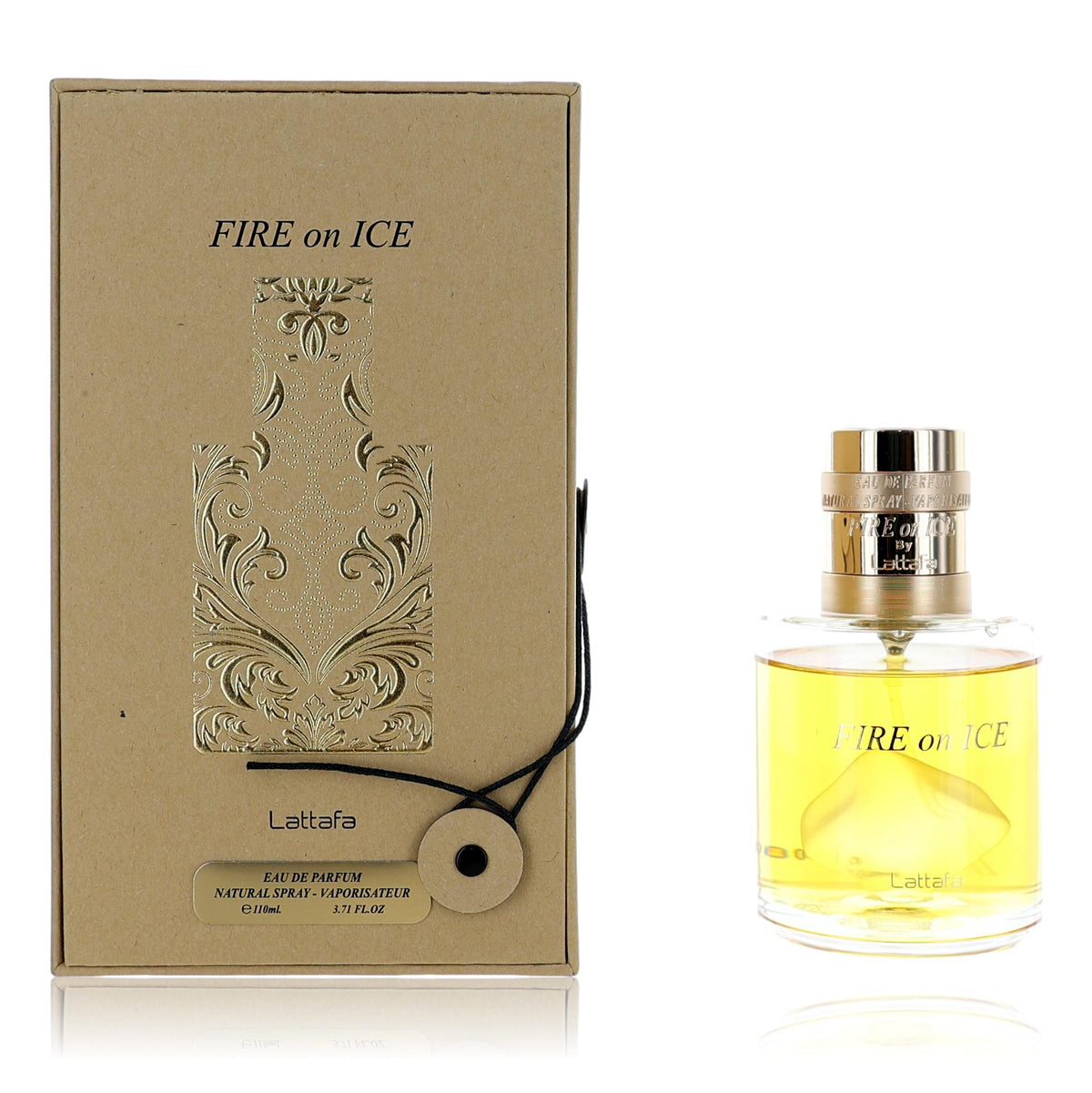 Lattafa Fire On Ice Eau de Parfum 3.71 oz Unisex Fragrance Spray