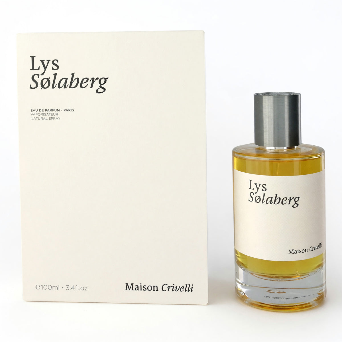 Maison Crivelli Lys Solaberg Eau de Parfum 3.4 oz Unisex Fragrance Spray