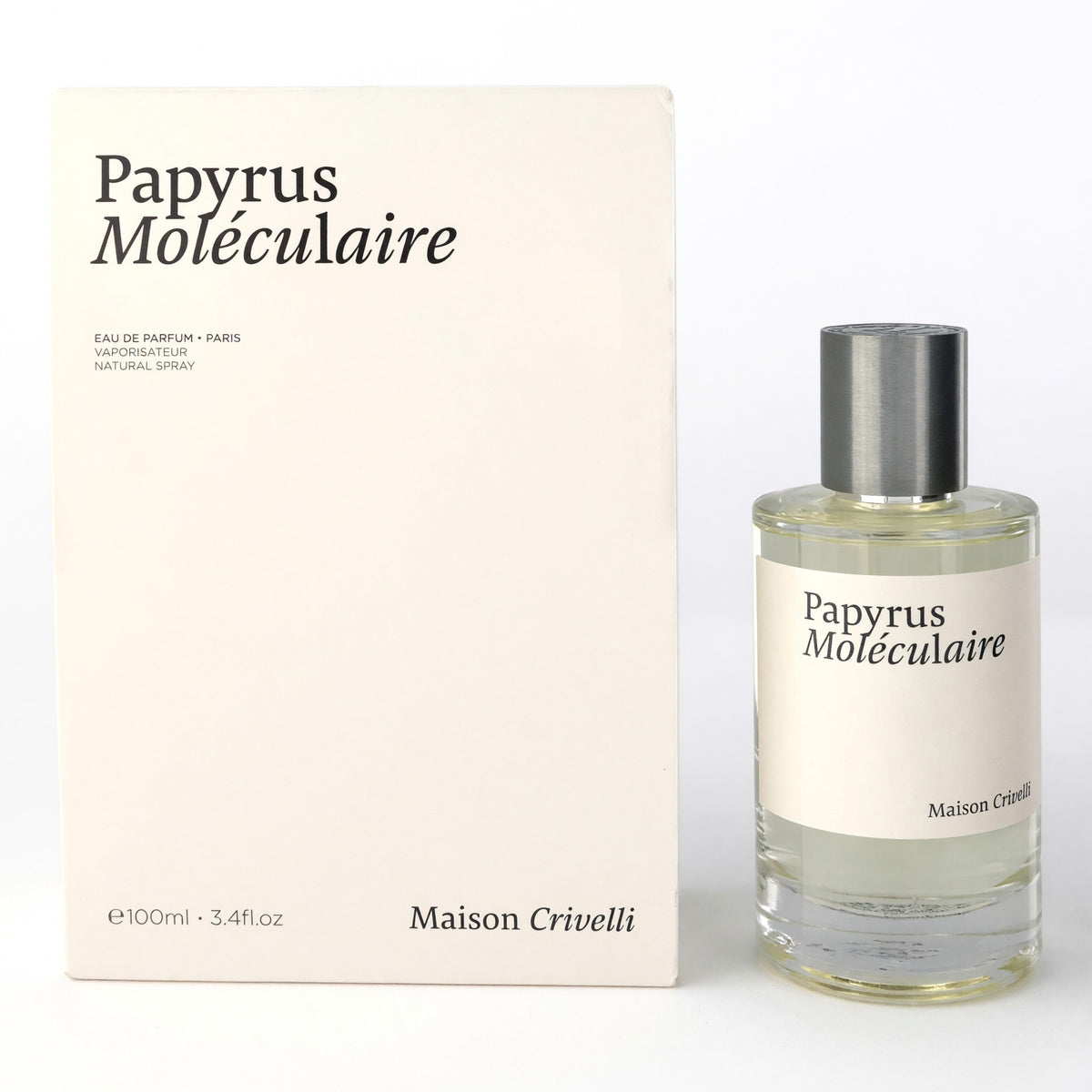 Maison Crivelli Papyrus MoléCulaire Eau de Parfum 3.4 oz Unisex Fragrance Spray