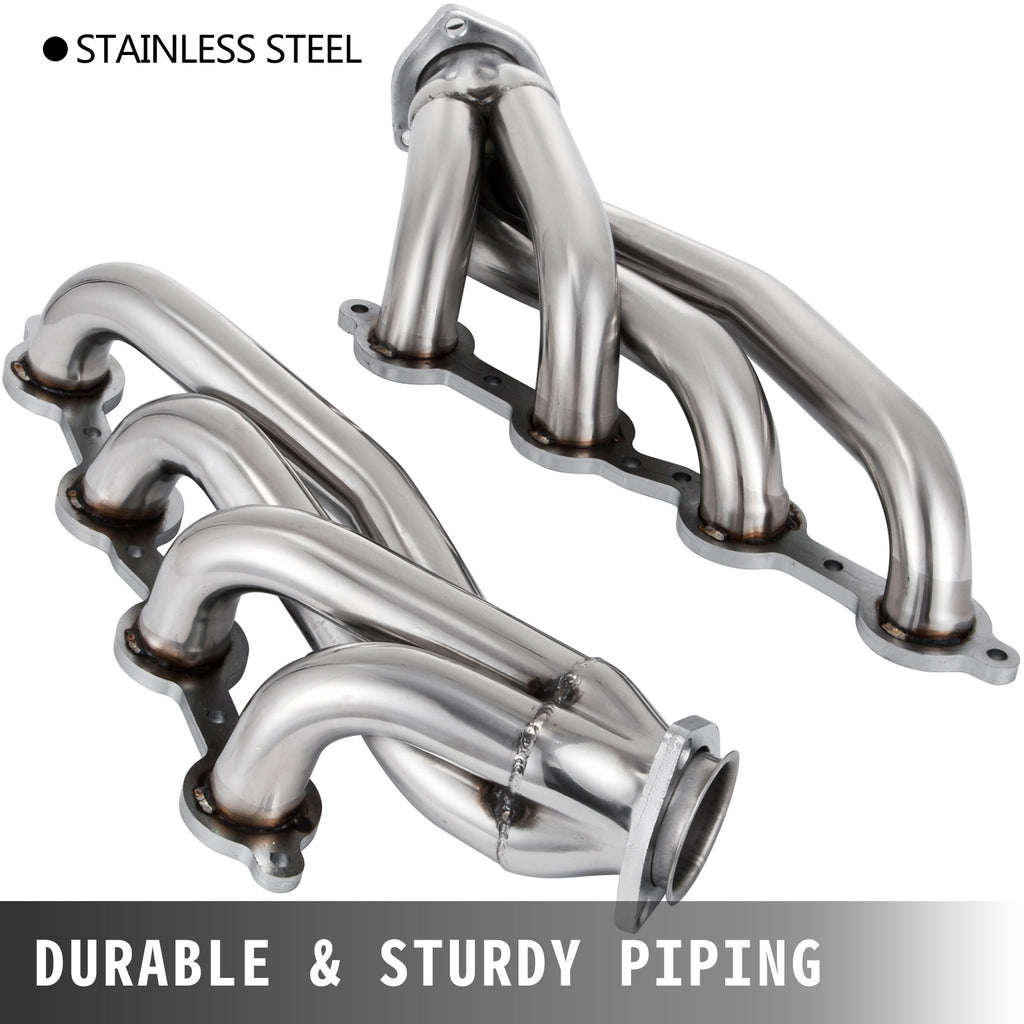 Stainless Steel LS Swap Conversion Headers for 1982-2004 Chevy S10 GMC Sonoma 4.8L 5.3L 5.7L 6.0L V8