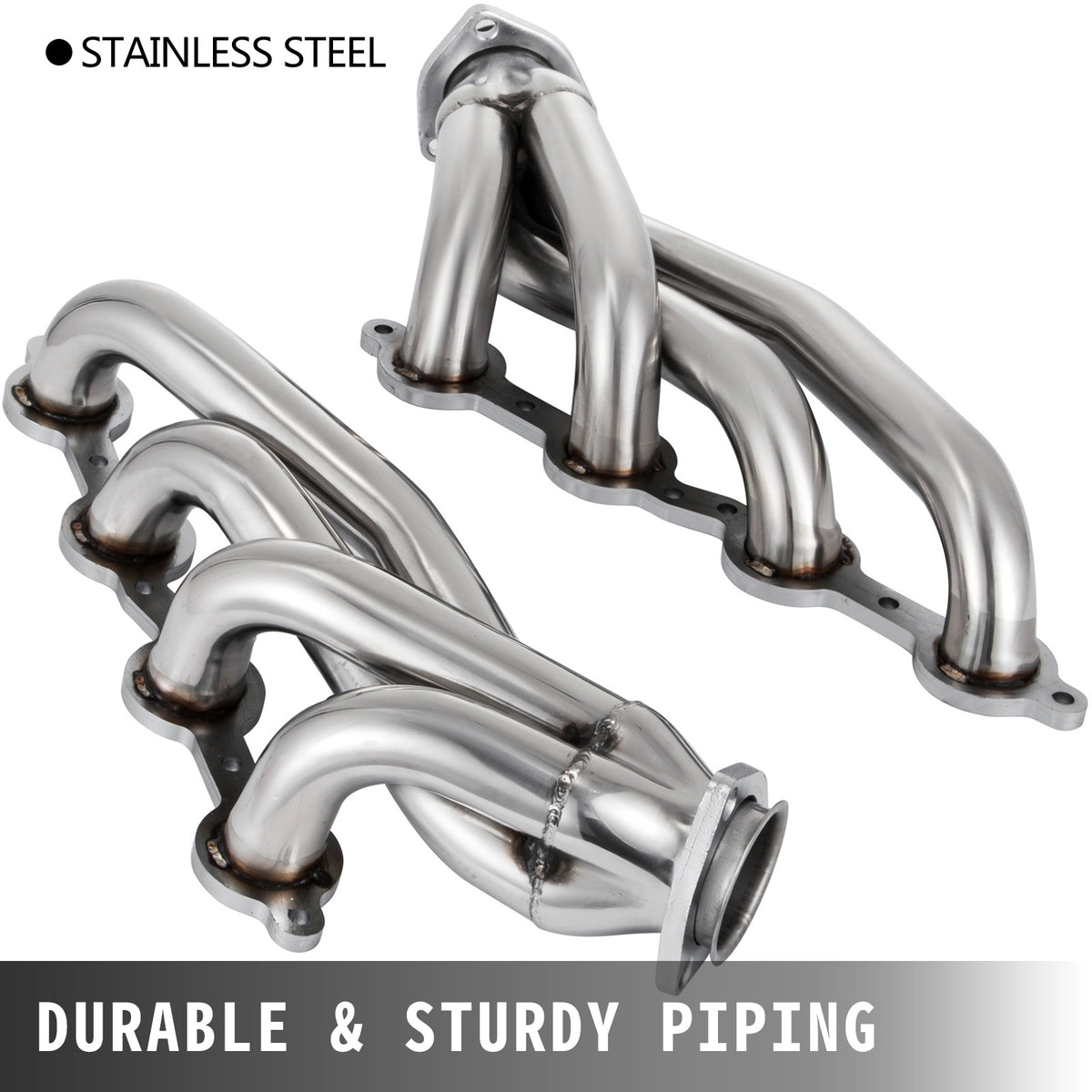 Stainless Steel LS Swap Conversion Headers for 1982-2004 Chevy S10 GMC Sonoma 4.8L 5.3L 5.7L 6.0L V8
